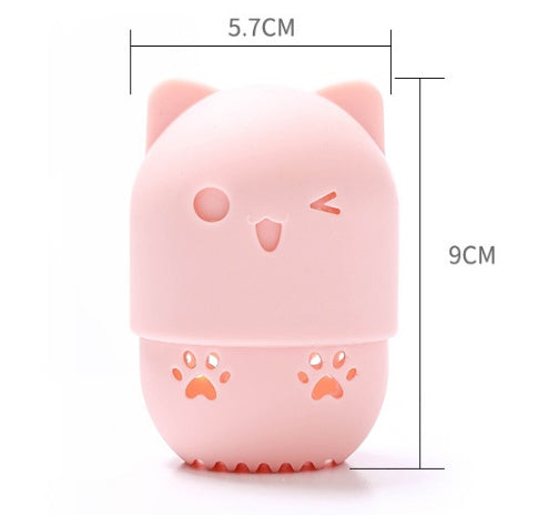 Silicone Makeup Sponge Holder – Beauty Blender Travel Case