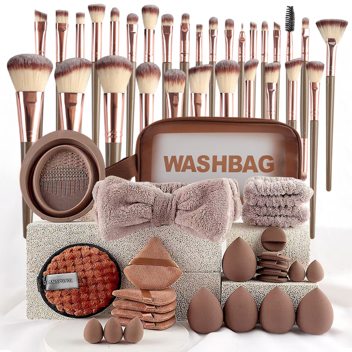 40-Piece Makeup & Skincare Set – All-in-One Beauty Kit