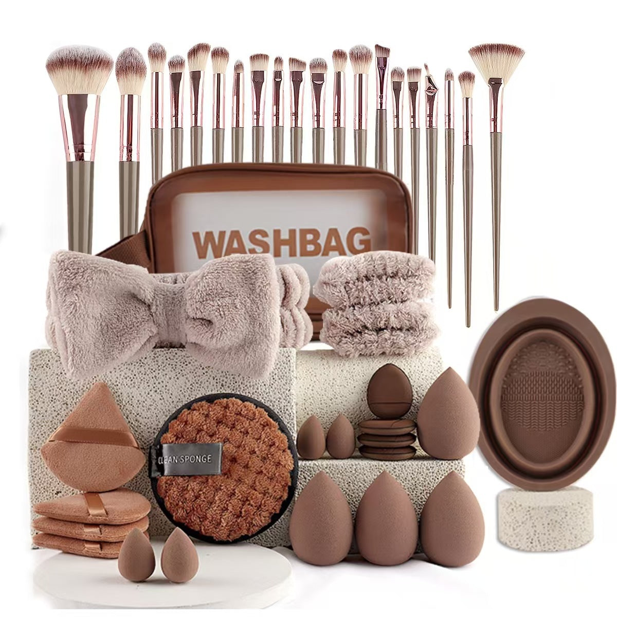 40-Piece Makeup & Skincare Set – All-in-One Beauty Kit