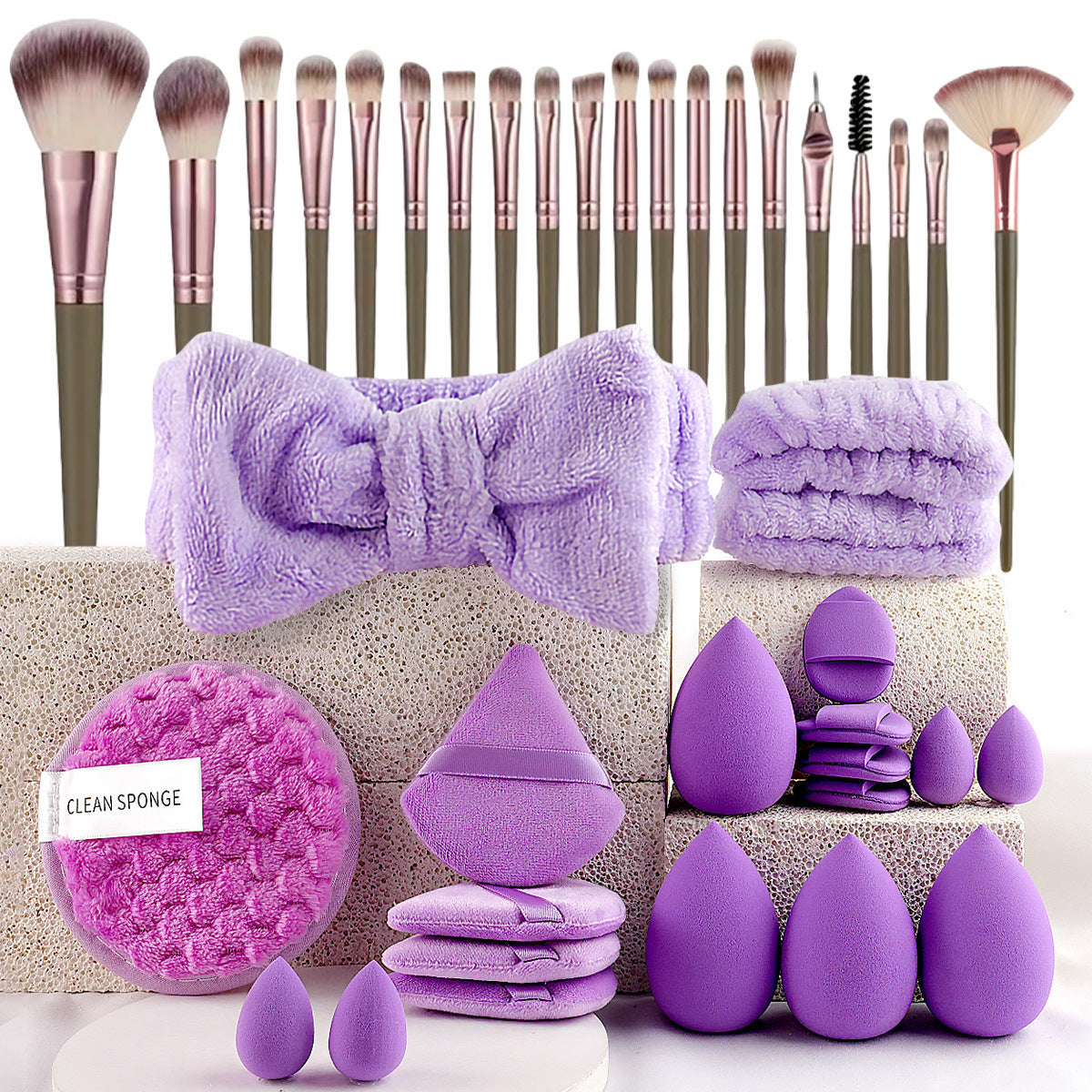 40-Piece Makeup & Skincare Set – All-in-One Beauty Kit